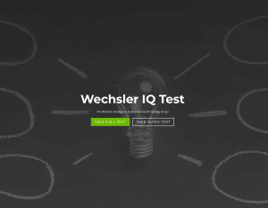 Wechsler IQ Test